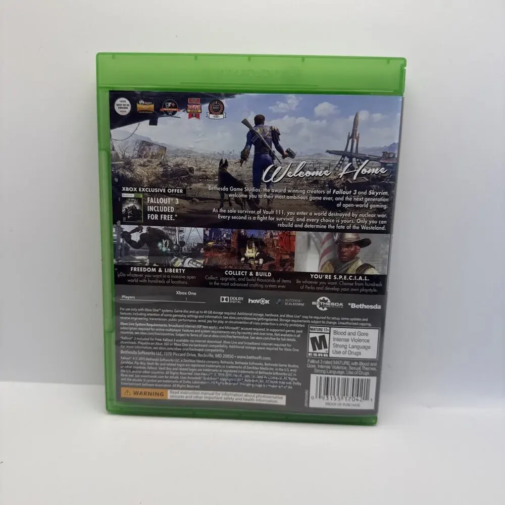 Fallout 4 (Microsoft Xbox One, 2015)